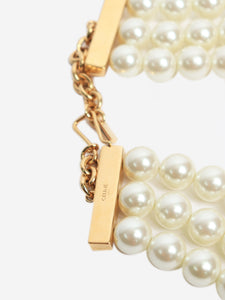 Celine White Les Perles necklace