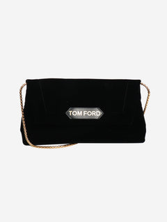 Black velvet chain shoulder bag Shoulder bags Tom Ford 