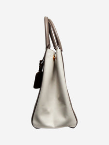 Prada Grey Saffiano leather Galleria bag