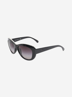 Black faux pearl cat-eye sunglasses Sunglasses Chanel 