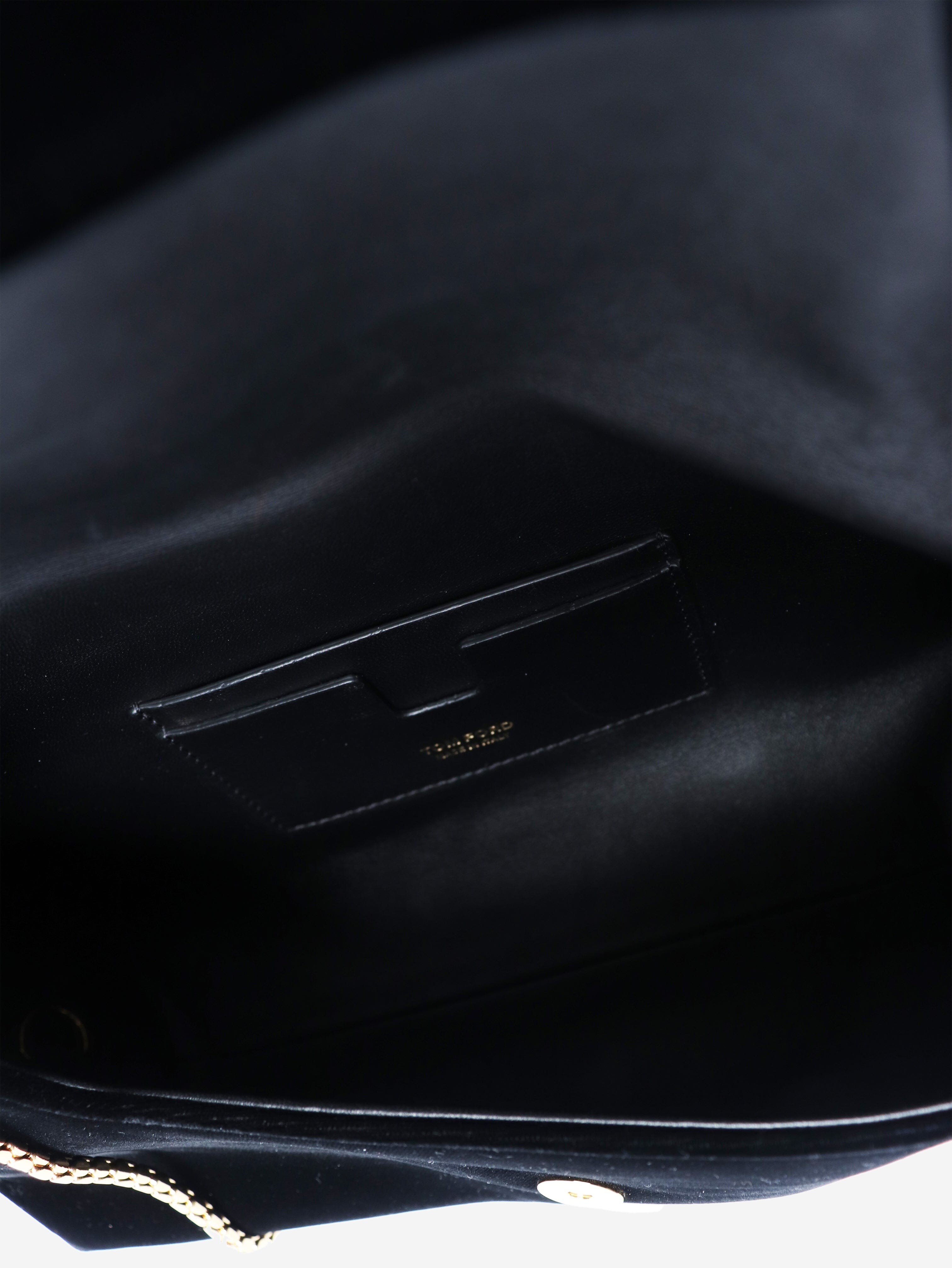 Black velvet chain shoulder bag Shoulder bags Tom Ford 