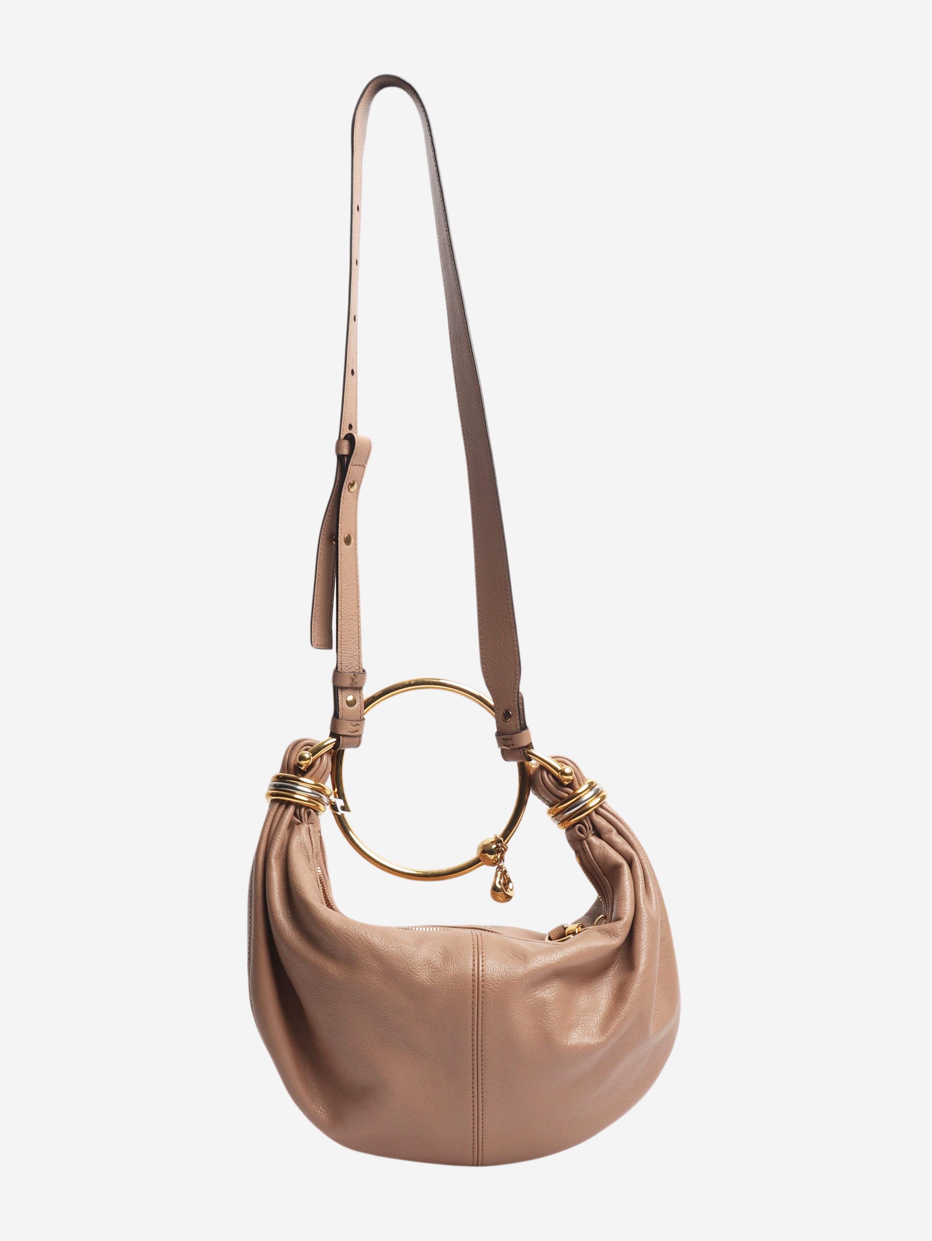 Neutral bracelet leather handbag Shoulder bags Chloe 