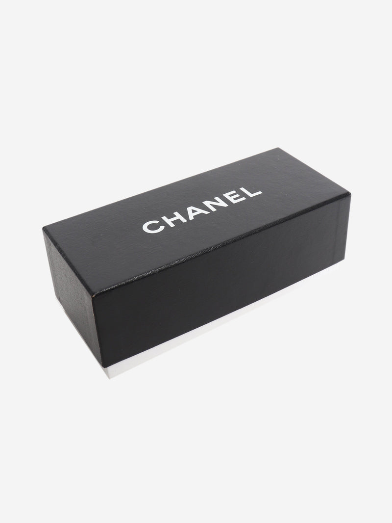 Black faux pearl cat-eye sunglasses Sunglasses Chanel 