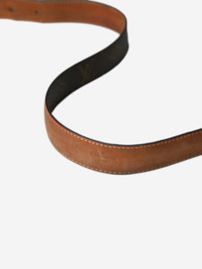 Louis Vuitton Brown Monogram Ellipse belt