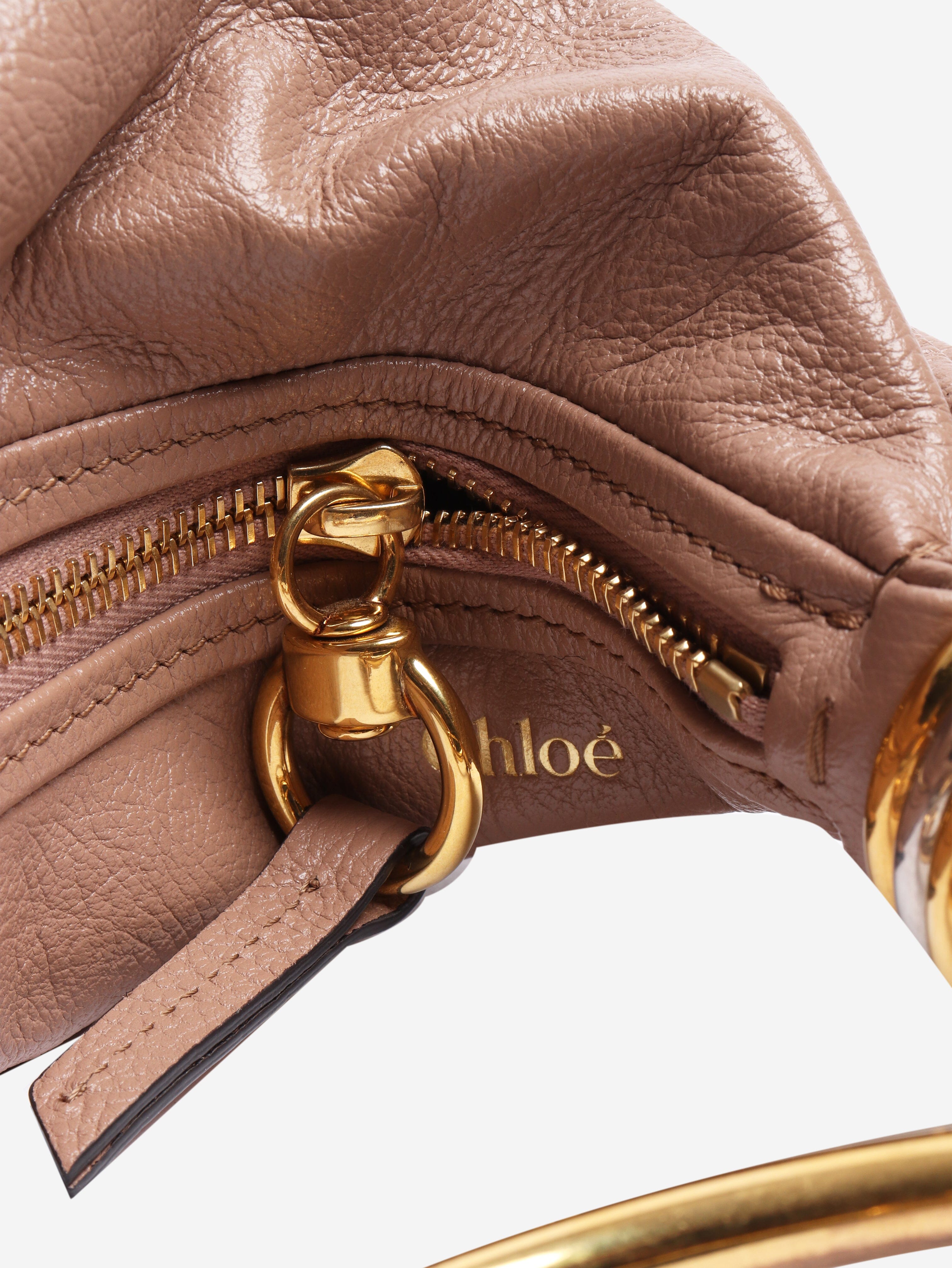 Neutral bracelet leather handbag Shoulder bags Chloe 
