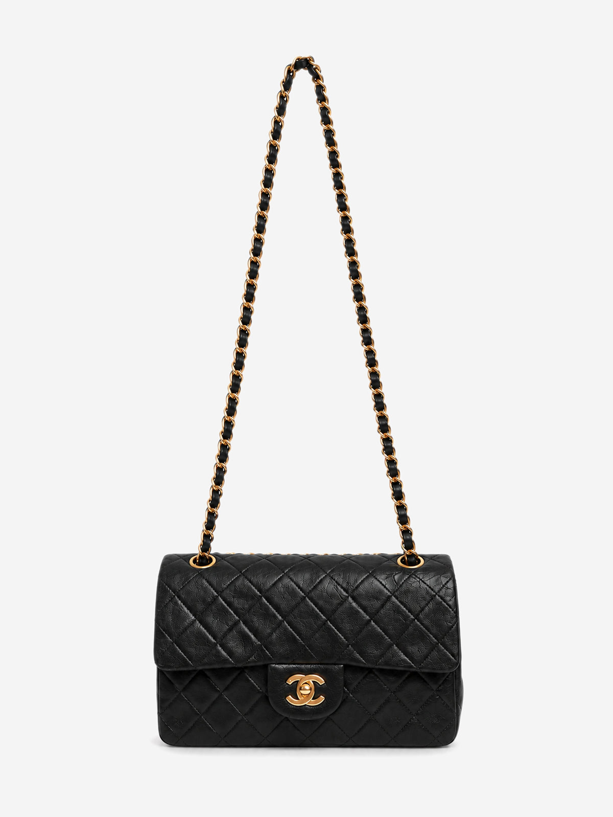 Chanel black lambskin Classic Double Flap bag - view 3