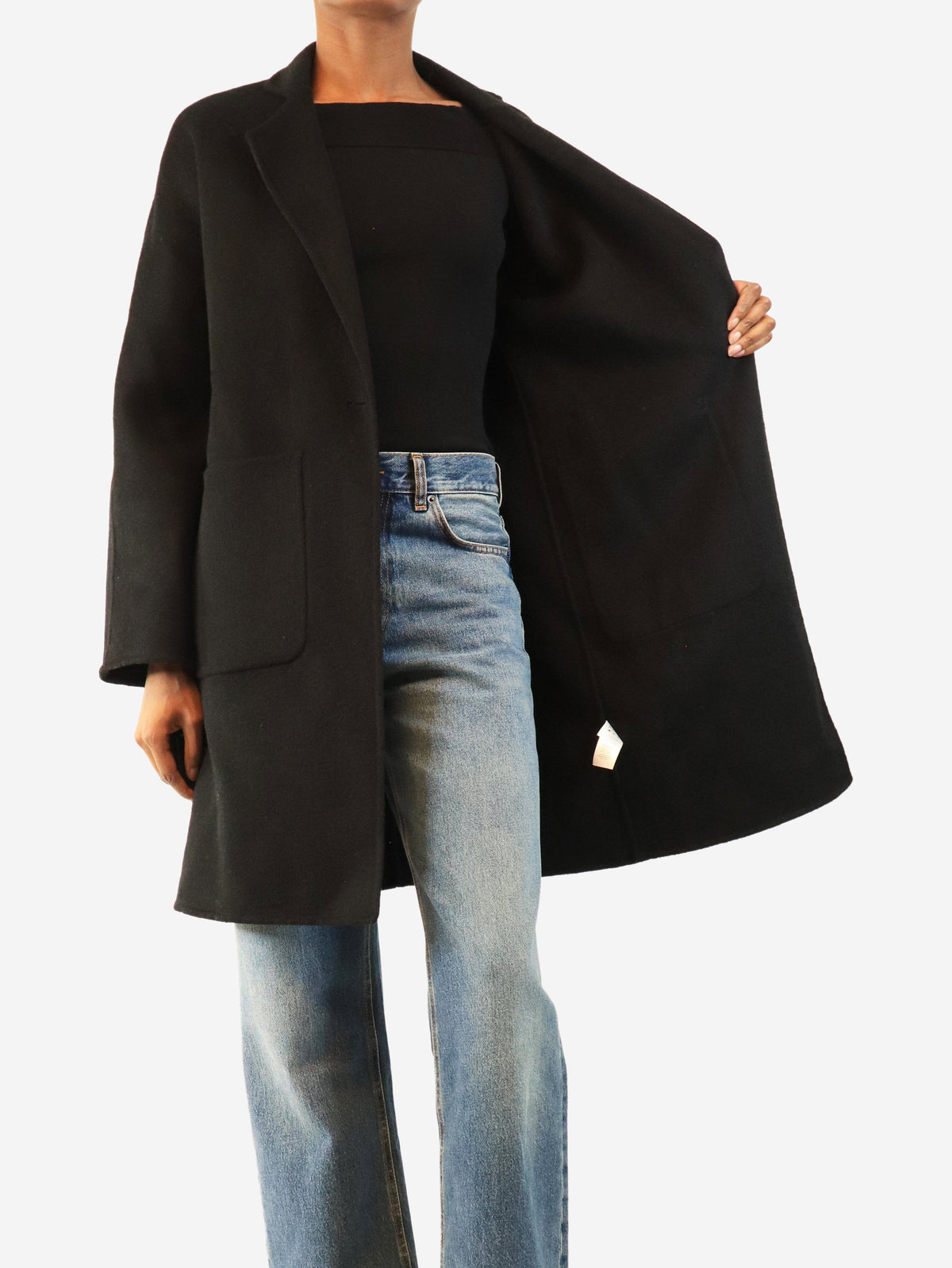 Black Everest coat - size XS Coats & Jackets Rails 