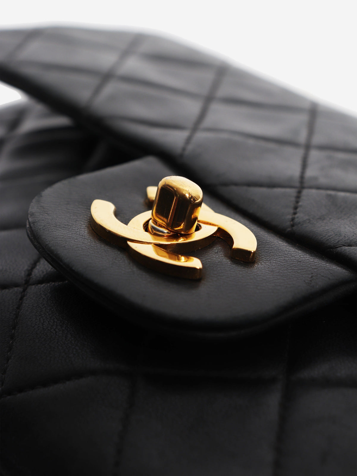 Chanel black lambskin Classic Double Flap bag - view 4