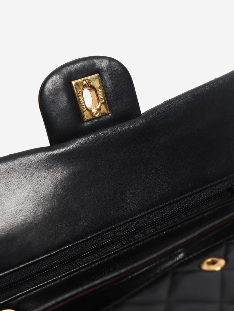 Chanel black lambskin Classic Double Flap bag - view 5
