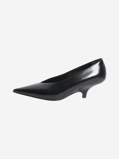 Black sharp nappa kitten pumps - size EU 38 Heels Toteme 
