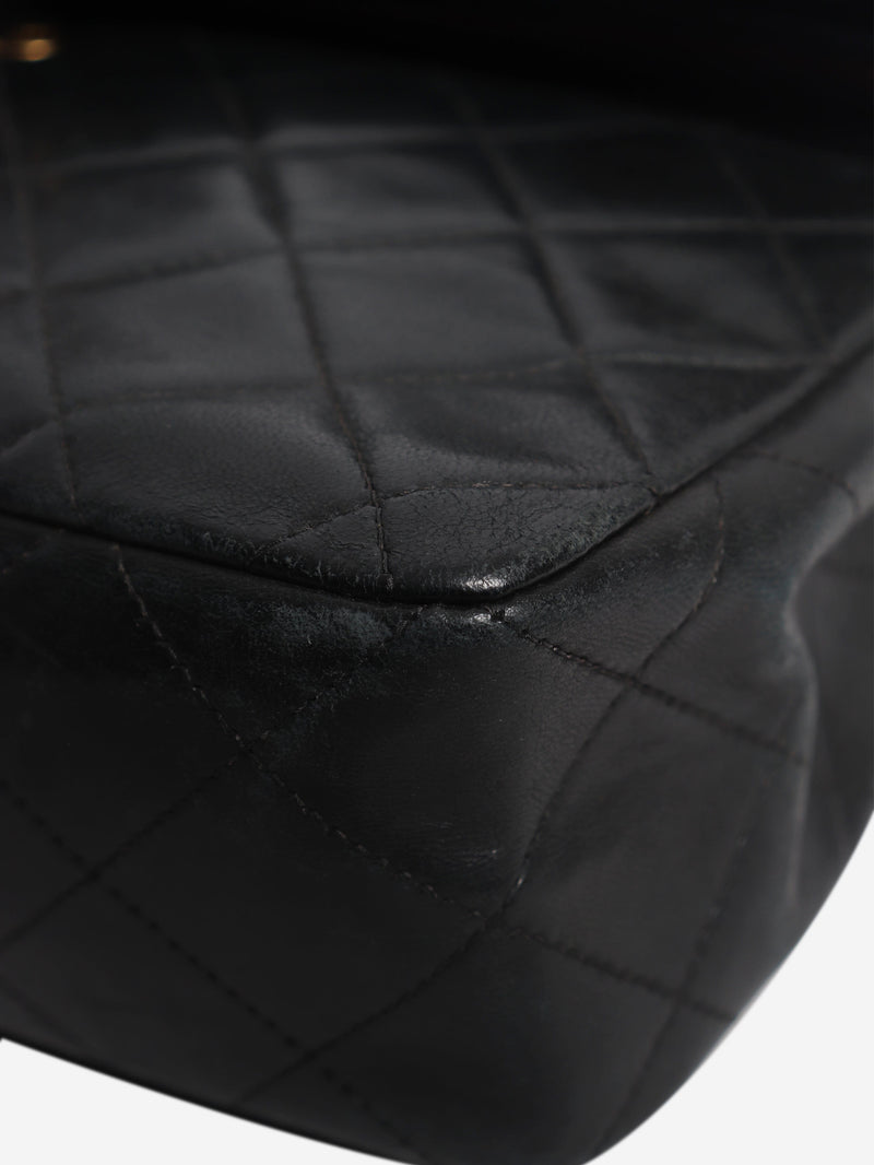 Chanel black lambskin Classic Double Flap bag - view 6