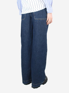 Loewe Blue wide-leg jeans - size UK 10