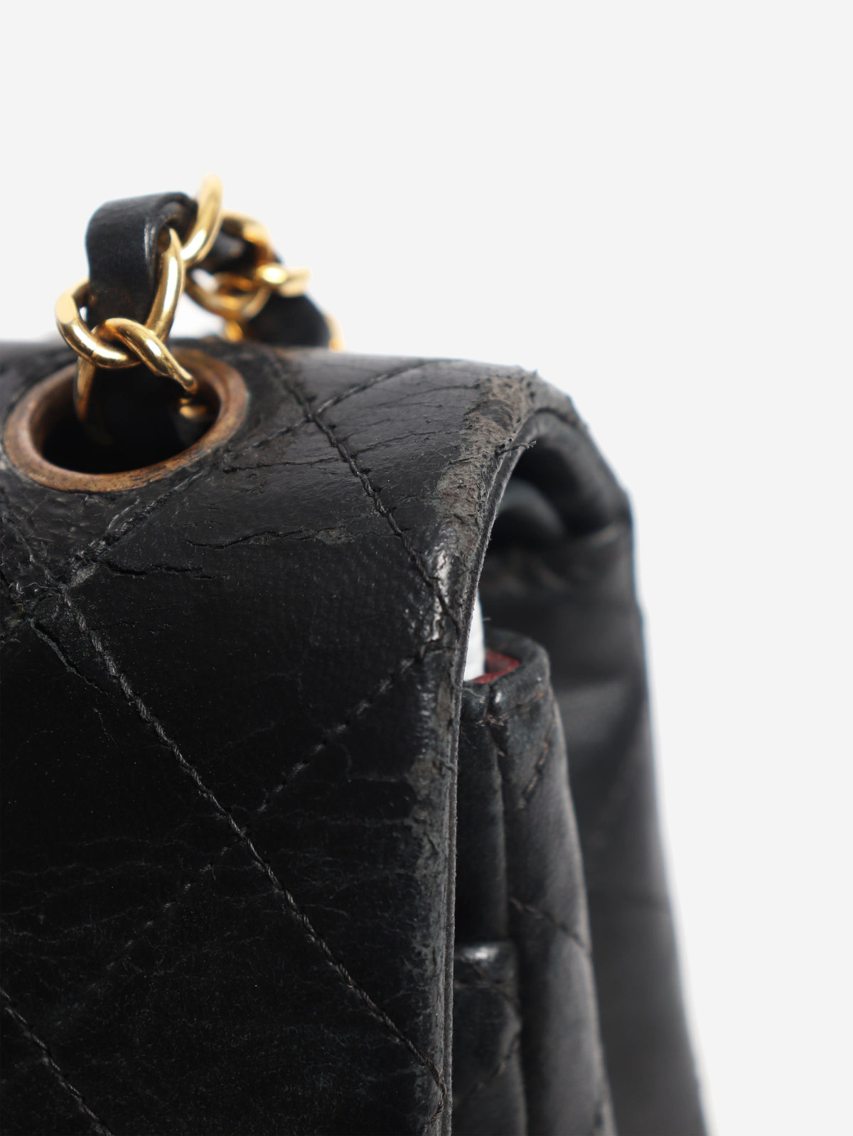 Chanel black lambskin Classic Double Flap bag - view 8