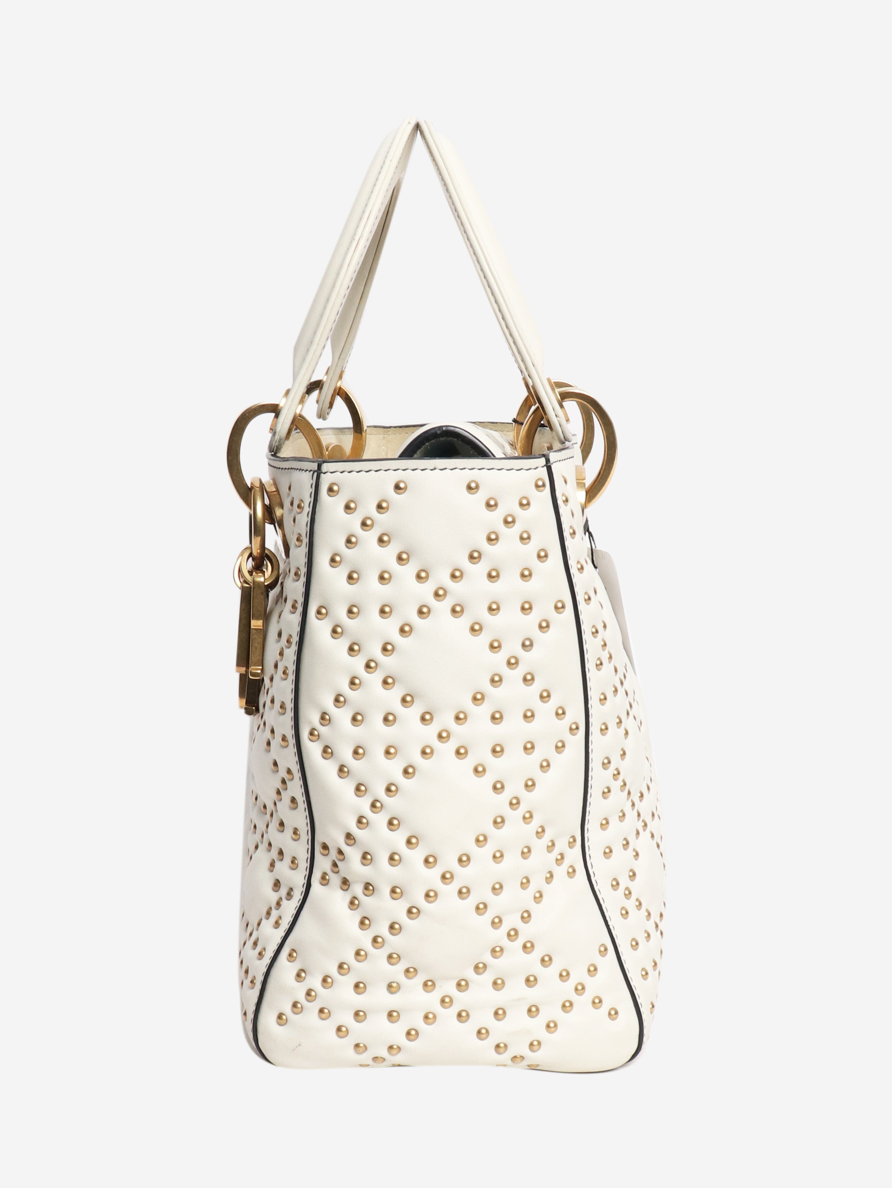 Cream 2017 Lady Dior Supple bag Shoulder bags Dior 