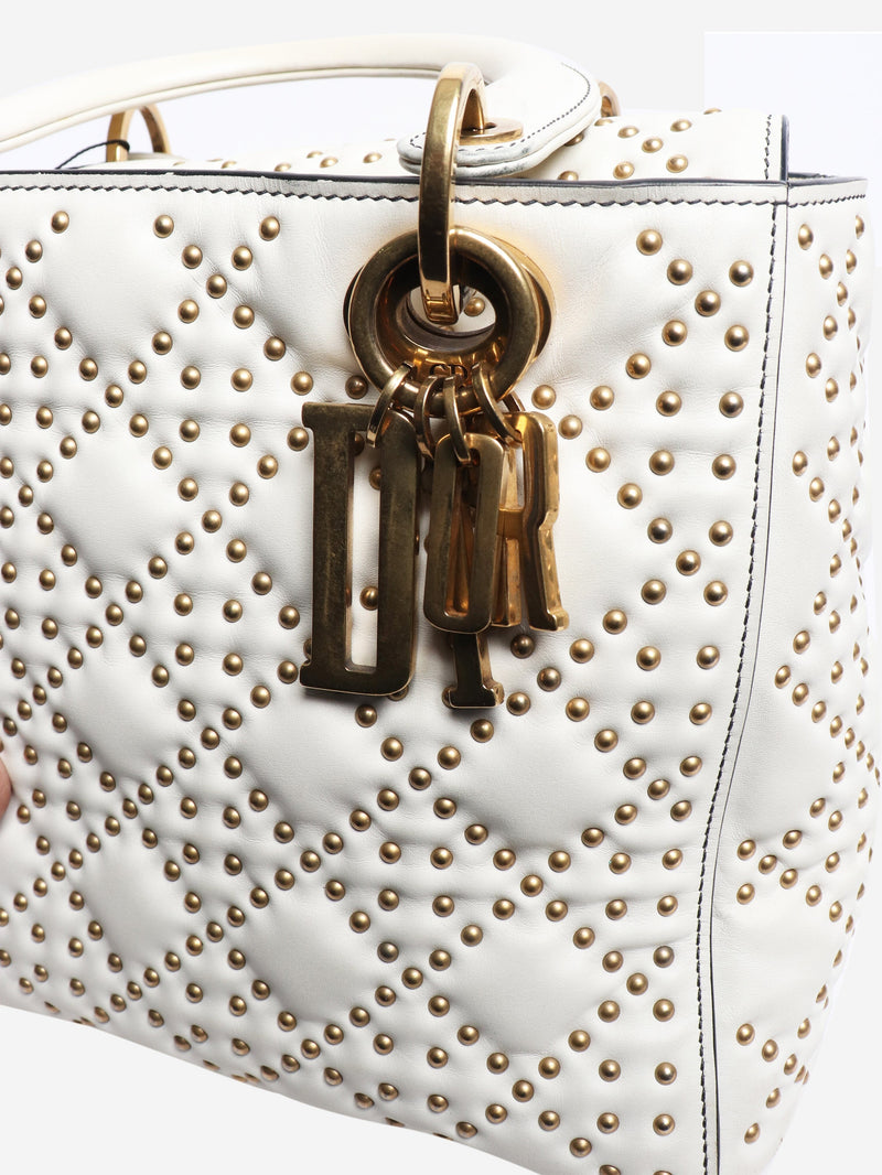 Cream 2017 Lady Dior Supple bag Shoulder bags Dior 