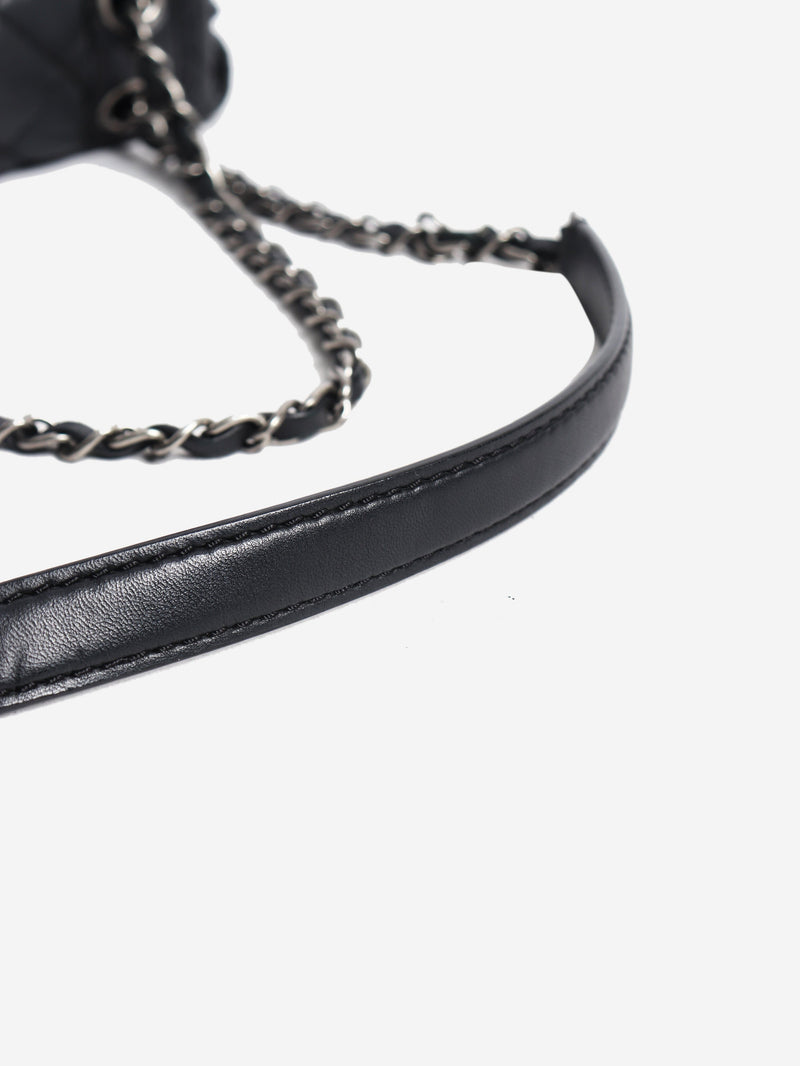 Black 2013 lambskin Bubble flap bag Shoulder bags Chanel 