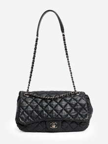 Black 2013 lambskin Bubble flap bag Shoulder bags Chanel 