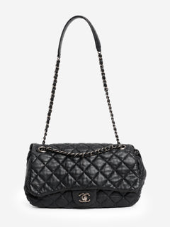 Black 2013 lambskin Bubble flap bag Shoulder bags Chanel 