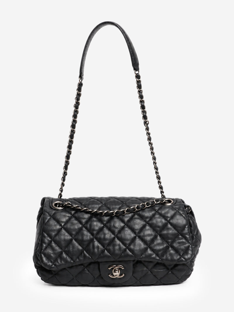 Black 2013 lambskin Bubble flap bag Shoulder bags Chanel 