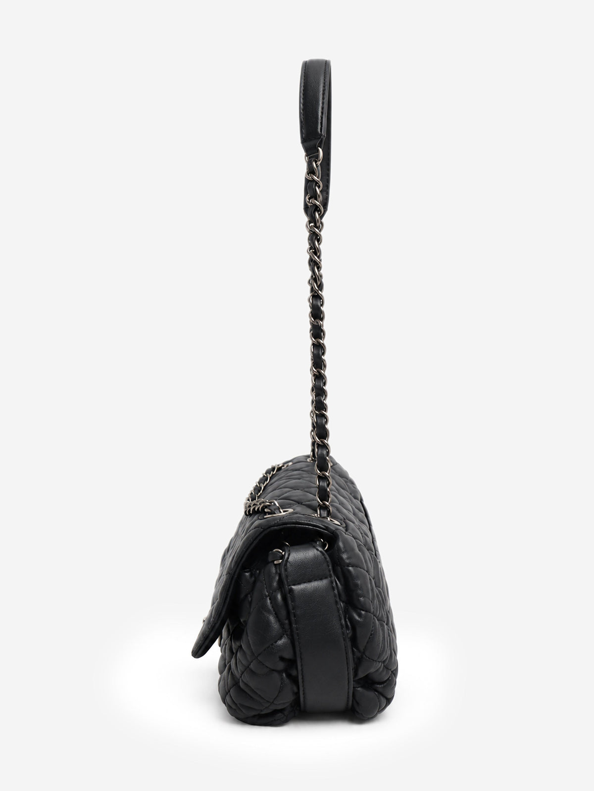 Black 2013 lambskin Bubble flap bag Shoulder bags Chanel 