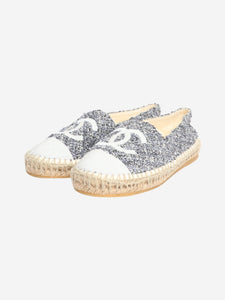 Chanel Multicolour tweed CC espadrilles - size EU 39