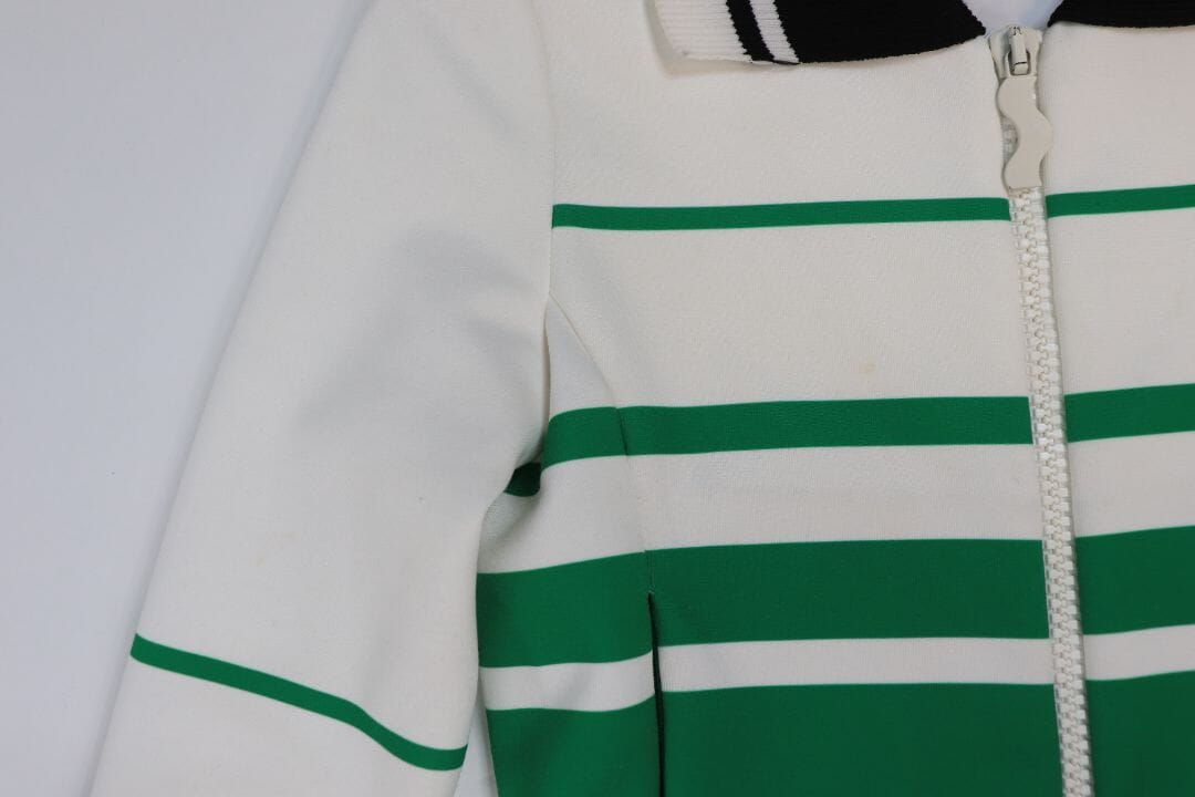 Green cropped stripe jacket - size XS Coats & Jackets Casablanca 