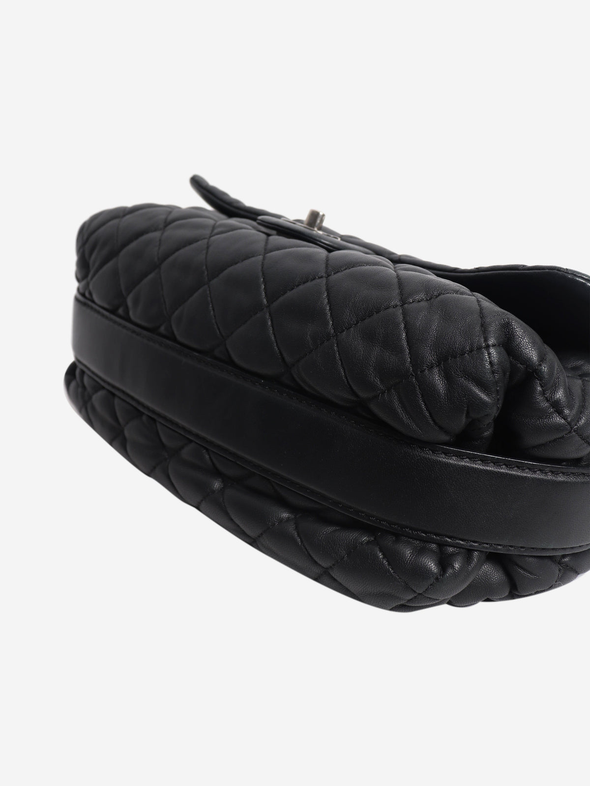Black 2013 lambskin Bubble flap bag Shoulder bags Chanel 