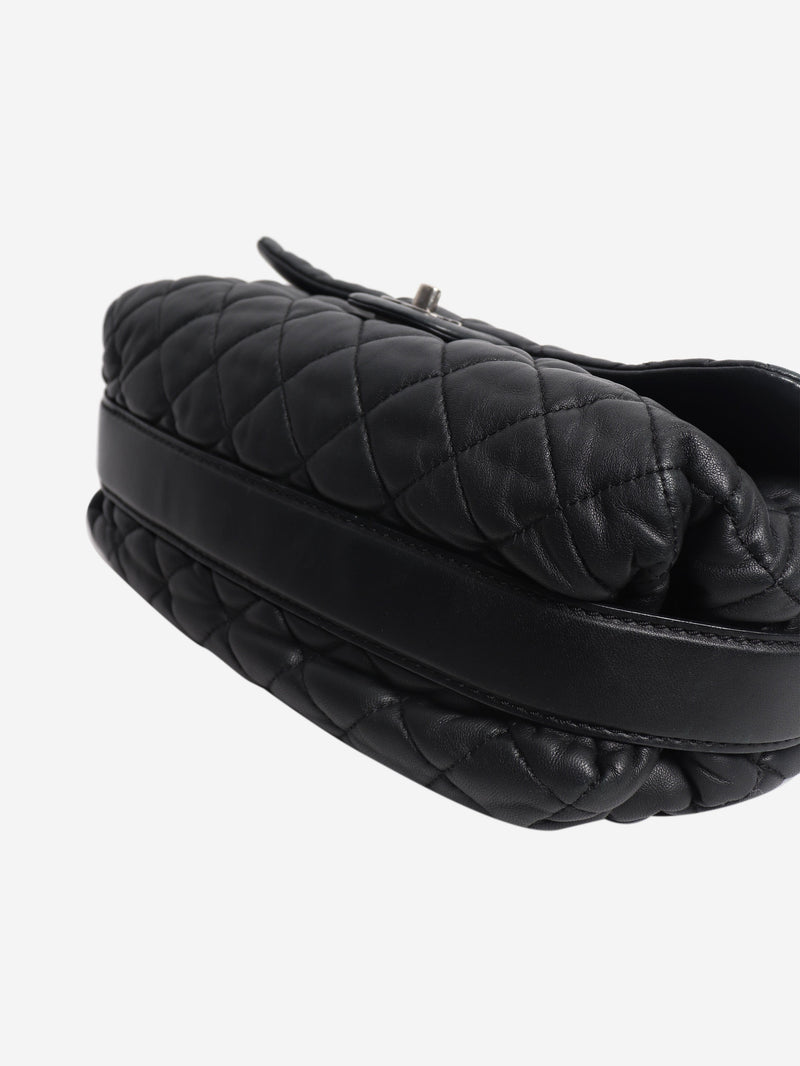 Black 2013 lambskin Bubble flap bag Shoulder bags Chanel 