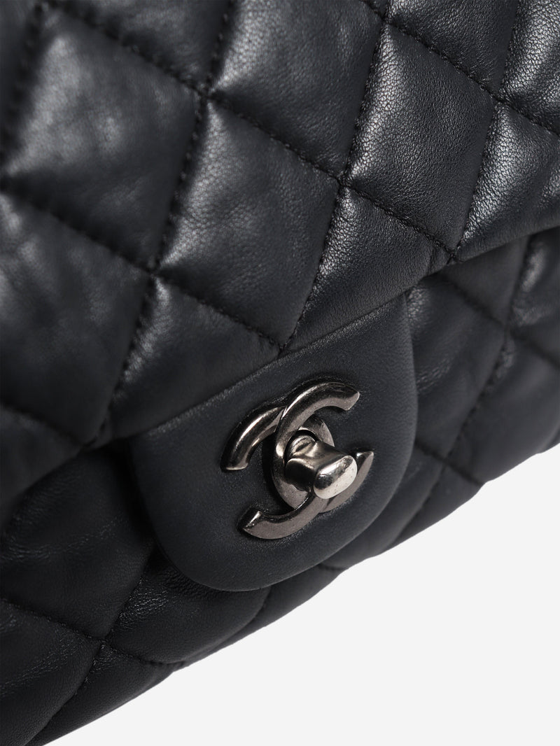 Black 2013 lambskin Bubble flap bag Shoulder bags Chanel 