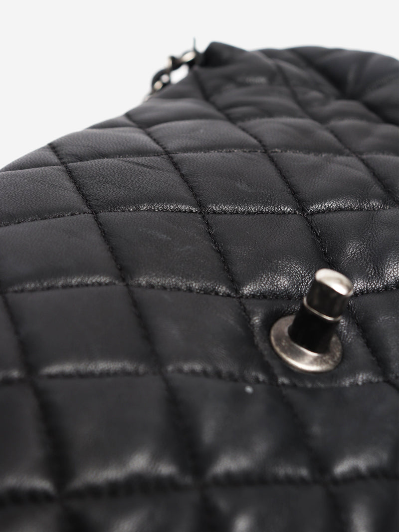 Black 2013 lambskin Bubble flap bag Shoulder bags Chanel 