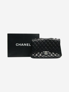 Chanel Black 2008 jumbo Classic single flap bag