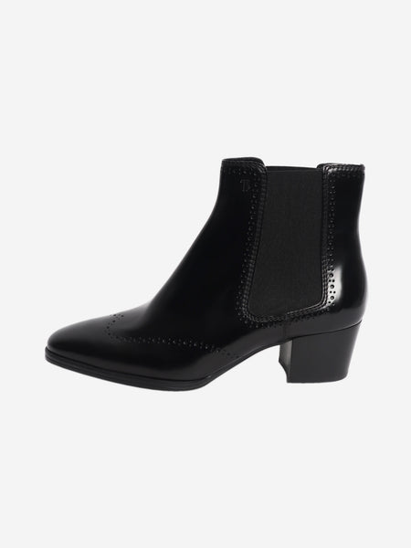Black Brogue-Chelsea boots - size EU 38 product image