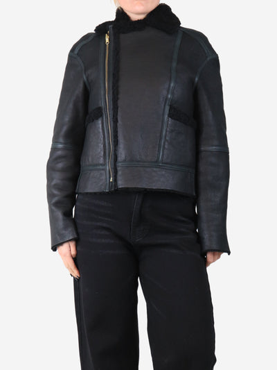 Black sheepskin jacket - size S Coats & Jackets ME+EM 