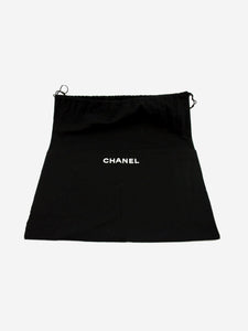Chanel Black vintage 2000 jumbo caviar Classic single flap bag