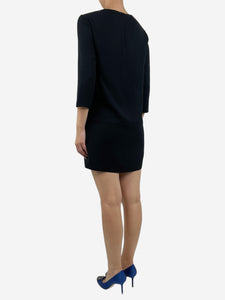 The Row Black front pocket mini dress - size UK 8