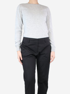 Brunello Cucinelli Heather grey cashmere sweater - size S