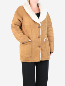 Giuliva Tan sheepskin coat - size M