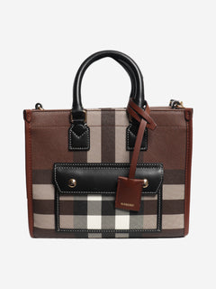 Brown mini Freya tote