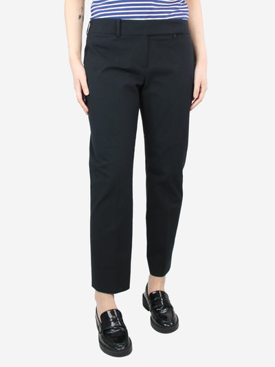 Black tailored trousers - size UK 14 Trousers Piazza Sempione 