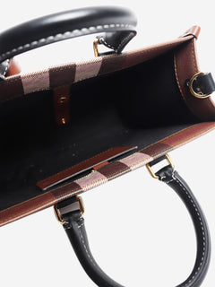 Brown mini Freya tote