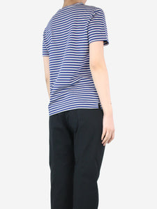 Sofie D'Hoore Blue striped t-shirt - size UK 10