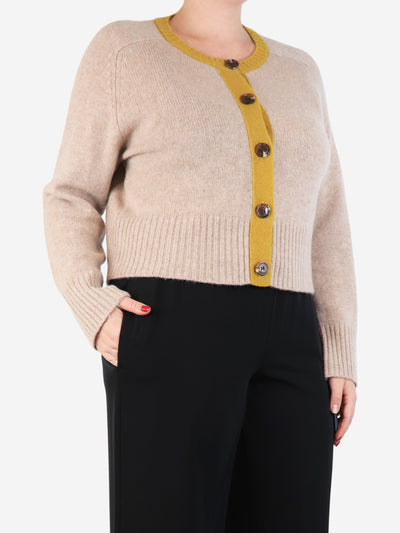 Neutral cashmere cardigan - size M Knitwear Mariadelaorden 