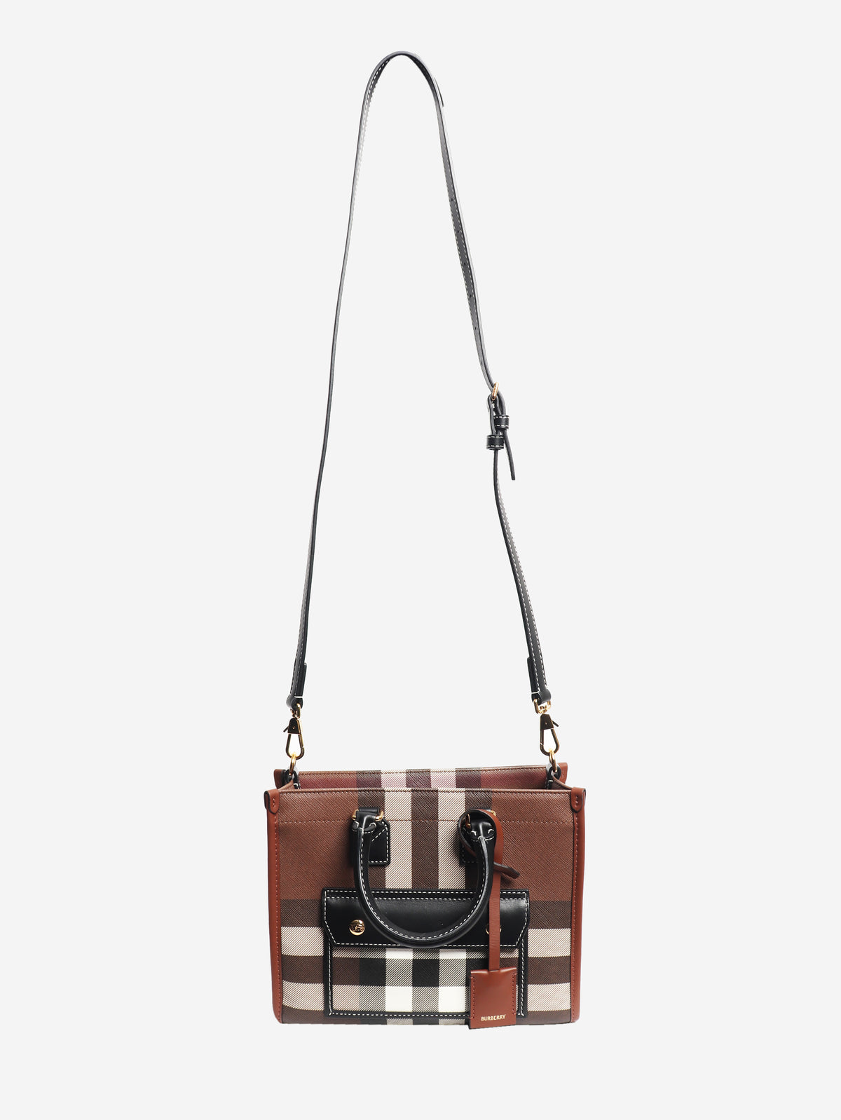Brown mini Freya tote