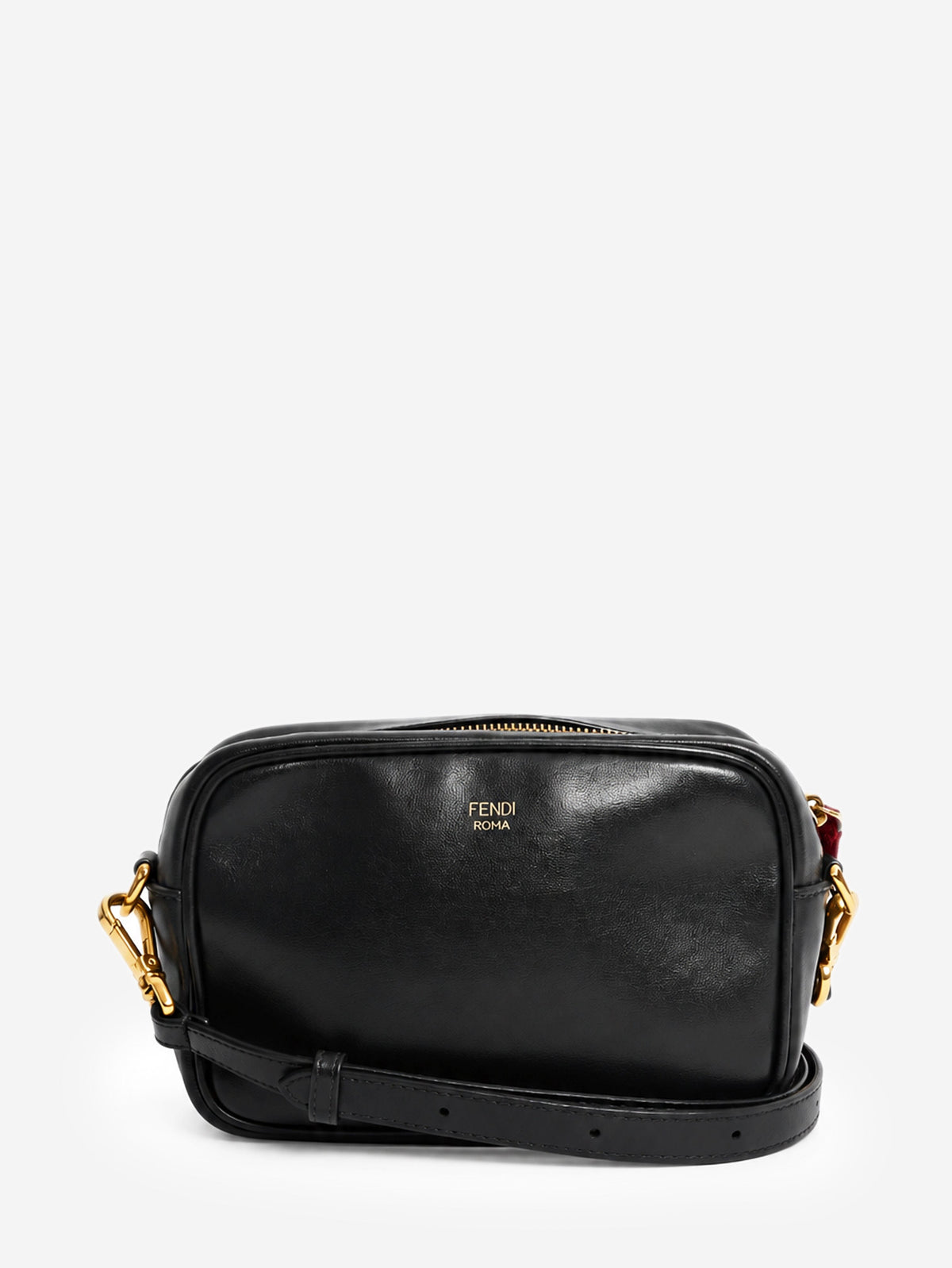 Black and brown FF embossed leather Mini Camera Case crossbody bag Cross-body Bags Fendi 