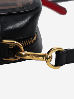 Black and brown FF embossed leather Mini Camera Case crossbody bag Cross-body Bags Fendi 
