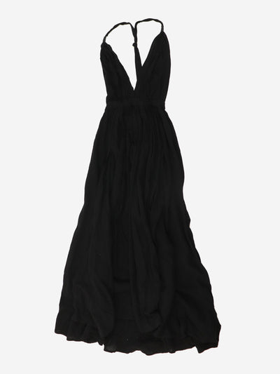 Black halterneck midi dress - size Dresses Caravana 