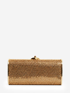 Gold crystal minaudière clutch bag Clutch bags Judith Leiber 