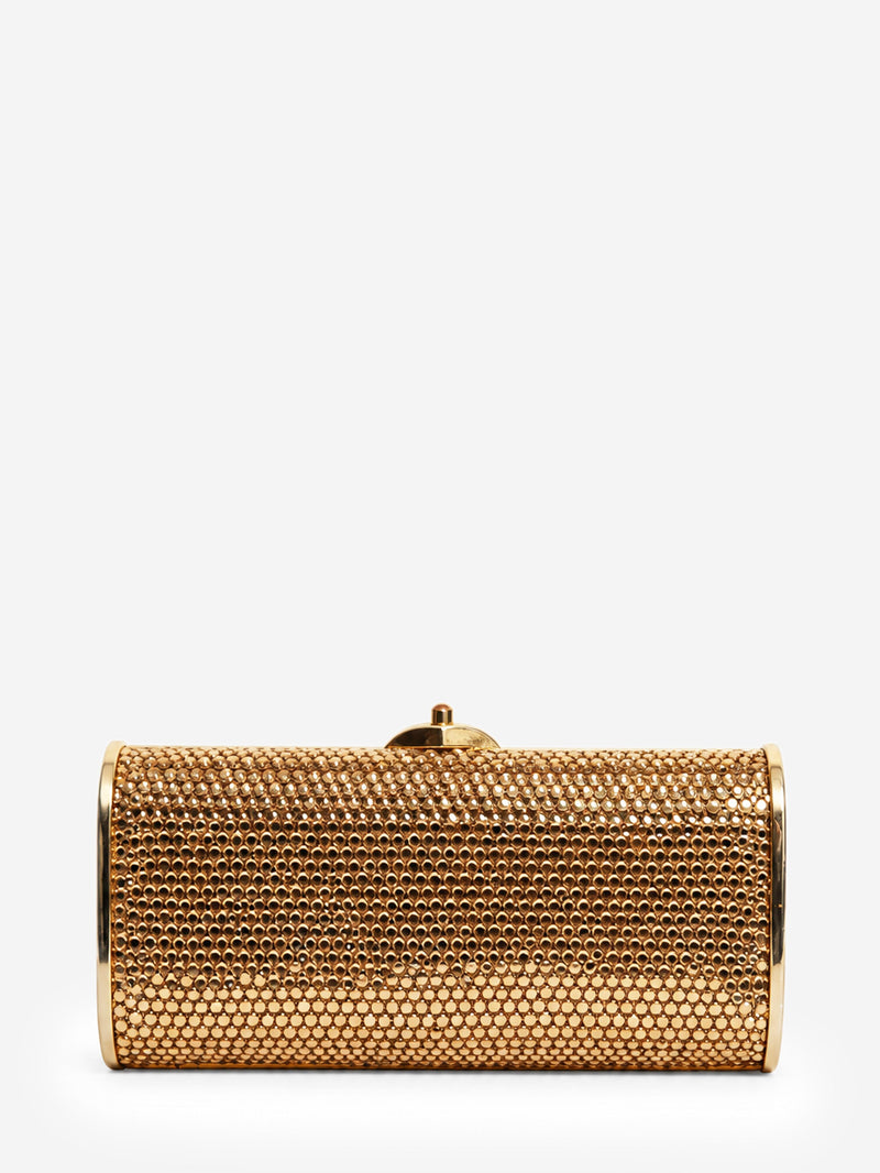 Gold crystal minaudière clutch bag Clutch bags Judith Leiber 