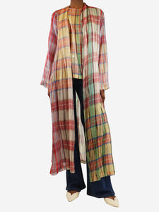 Forte Forte Multicolour sheer shirt and coat set - size UK 6