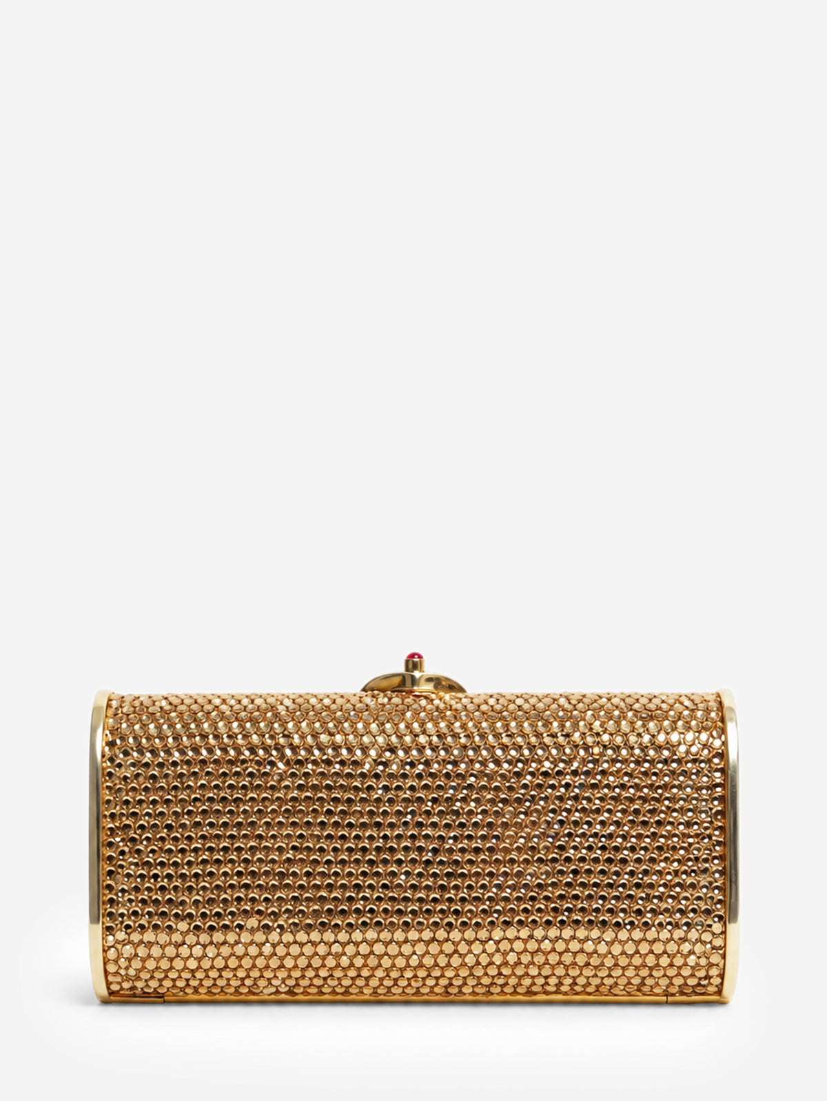 Gold crystal minaudière clutch bag Clutch bags Judith Leiber 
